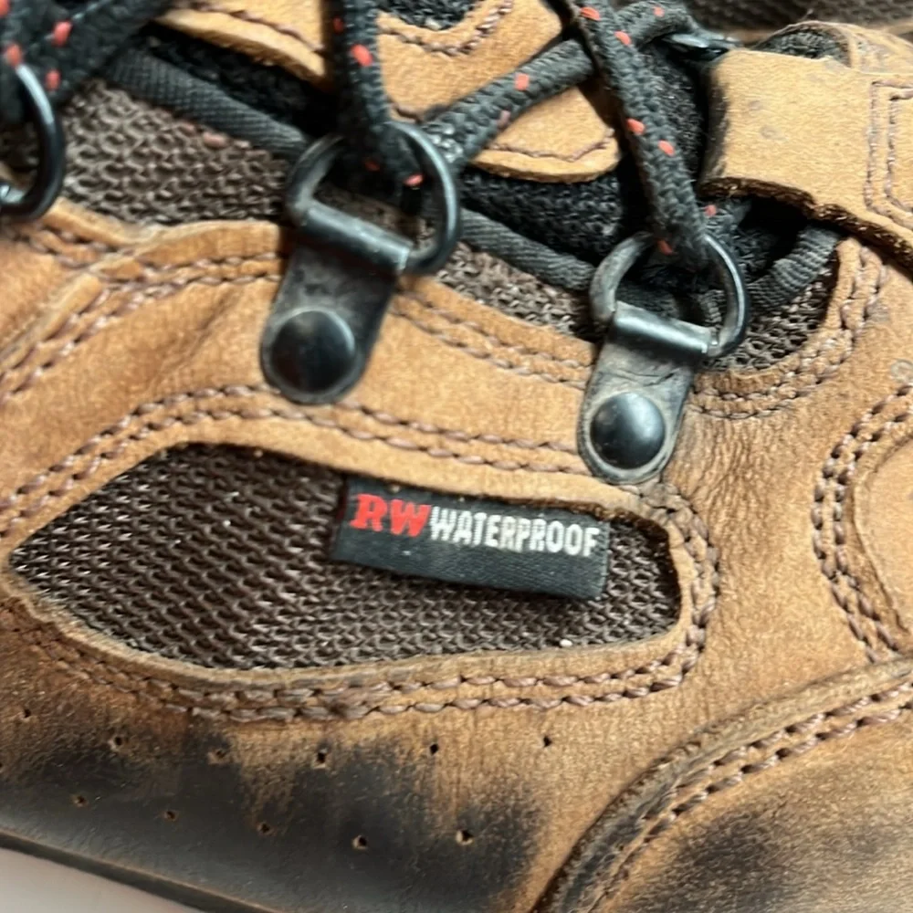 Red Wing 6674 Truhiker Hiking Boots WaterProof ‎ Aluminum Toe Men Size 9.5 D